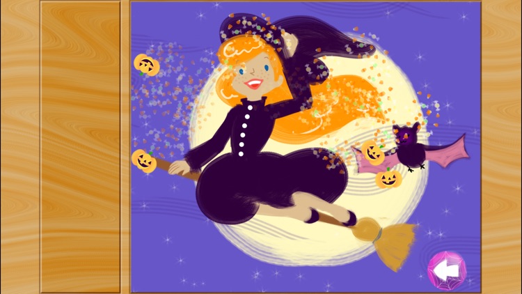 Halloween Kids Puzzles: Gold screenshot-3