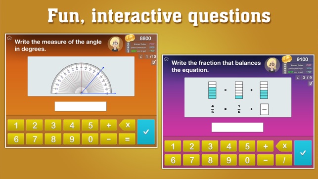 Grade 4 Math Common Core: Cool Kids’ Learning Game(圖2)-速報App