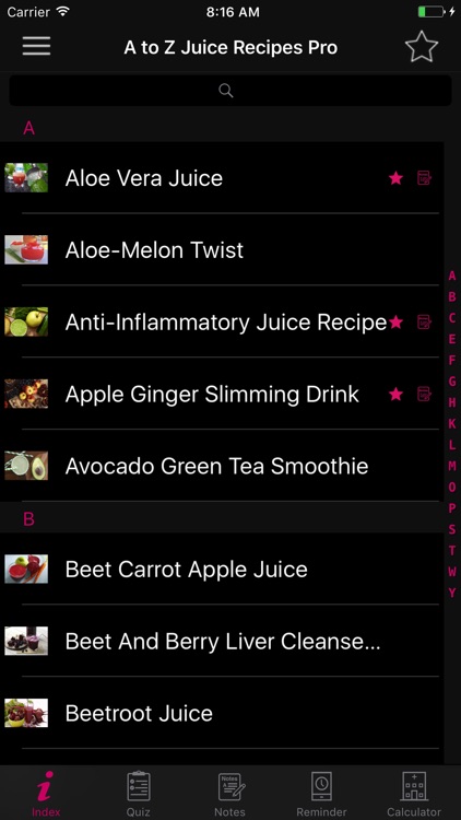 A to Z Juice Recipes Pro screenshot-4