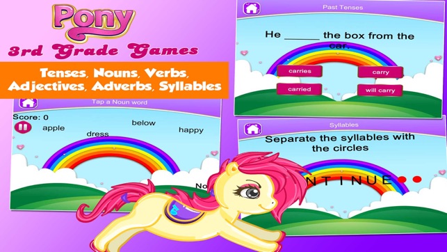 Pony 3rd Grade Kids Learning Games School Edition(圖4)-速報App