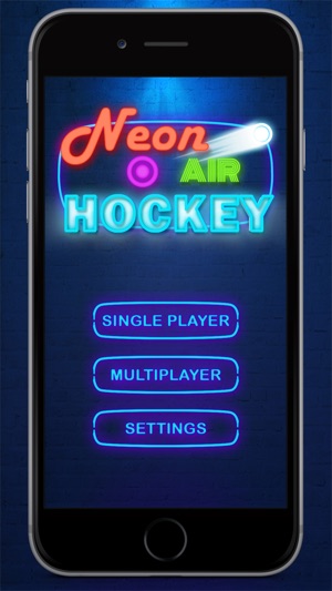 Glow Air Hockey : 2Players Free game mobile HD(圖5)-速報App