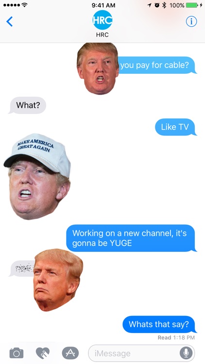 Trump Sticker Pack — Make Emoji Great Again