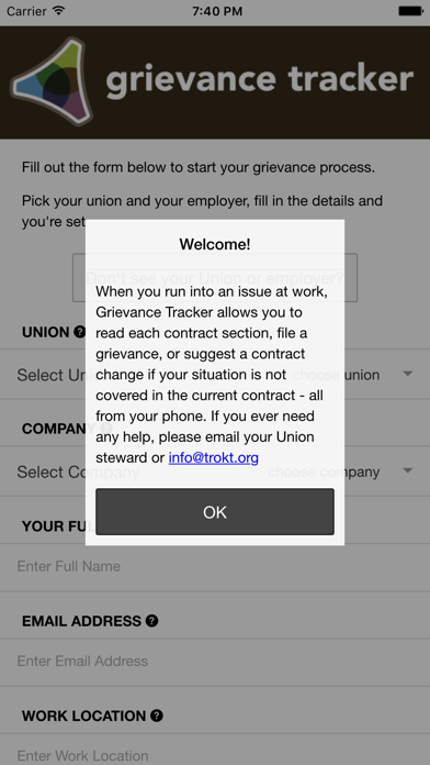 How to cancel & delete Grievance Tracker from iphone & ipad 1