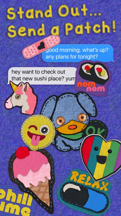 Cute Felt Patch Stickers
