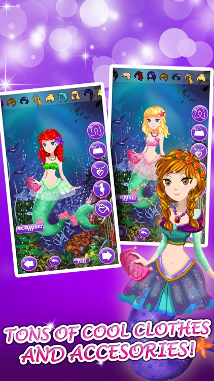 Little Mermaid Princess Dress-Up Games For Girls screenshot-3