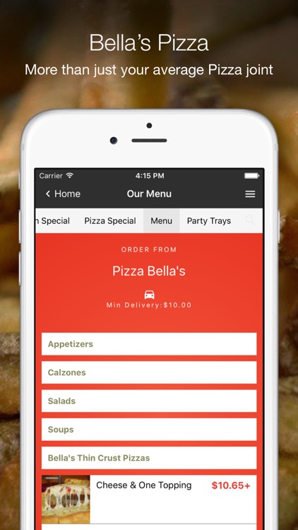 Bella's Pizza