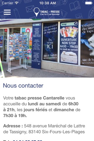 Tabac-Presse La Cantarelle screenshot 2