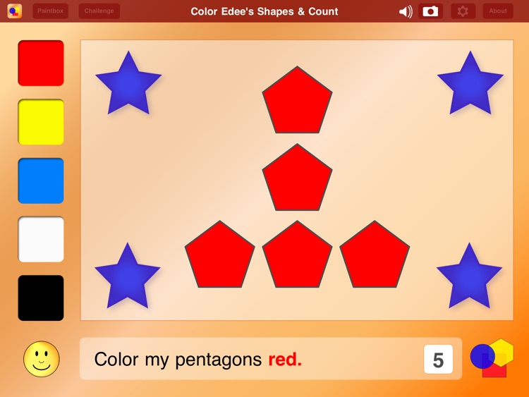 Color My Shapes & Count