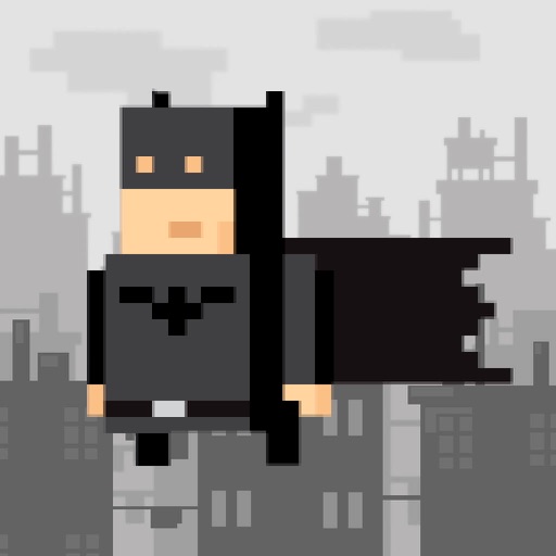 Pixel Man: Batman version Icon