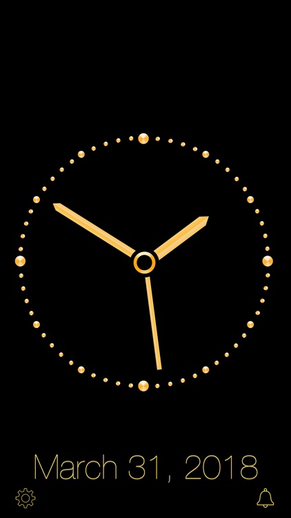Gold Luxury Clock screenshot-3