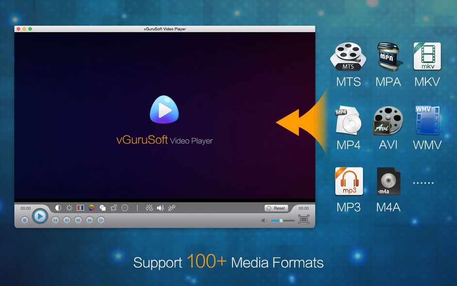 vGuruSoft Video Player 1.5.7  Play HD Multimedia Files!