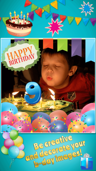 How to cancel & delete Happy Birthday Photo Frames & Stickers with Stamps from iphone & ipad 2