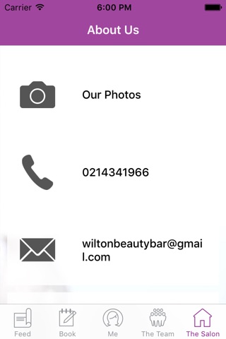 Wilton Beauty Bar screenshot 3