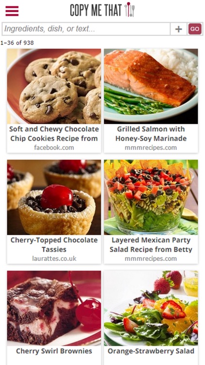 Copy Me That recipe manager, grocery list, planner