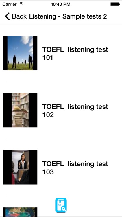 TOEFL Listening Section Skill Tip To Sample Tests screenshot-4