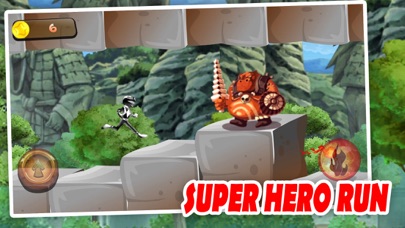 Black Power Hero Ranger Run screenshot 2