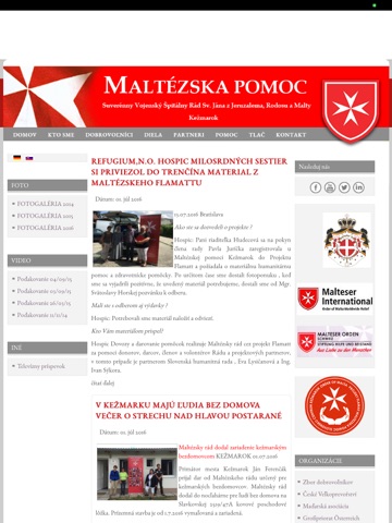 Maltézska pomoc Kežmarok screenshot 2
