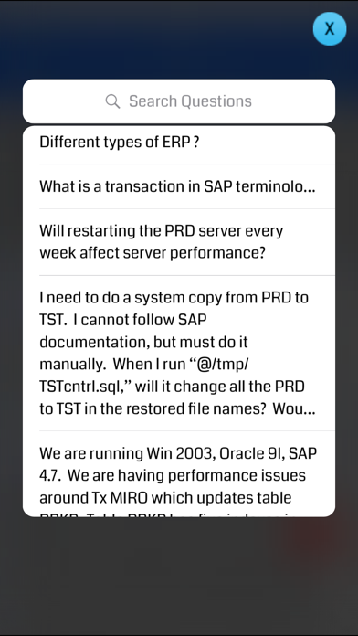 How to cancel & delete SAP -  Interview Questions from iphone & ipad 4