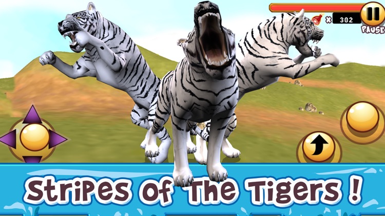 3D Wild White Tiger Simulator - Animal Life