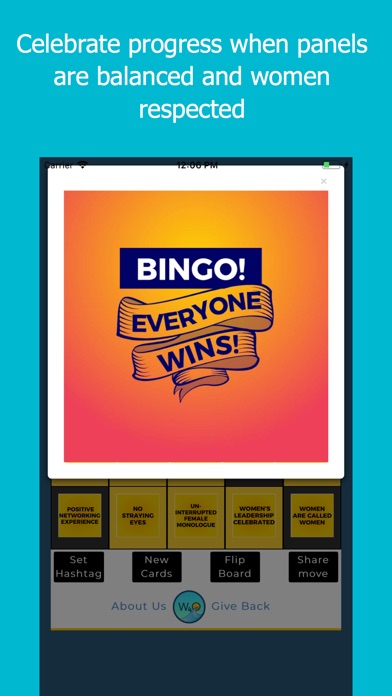Gender Balance Bingo screenshot 3