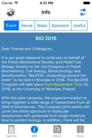 BIO 2016 - 2nd Congress screenshot 2