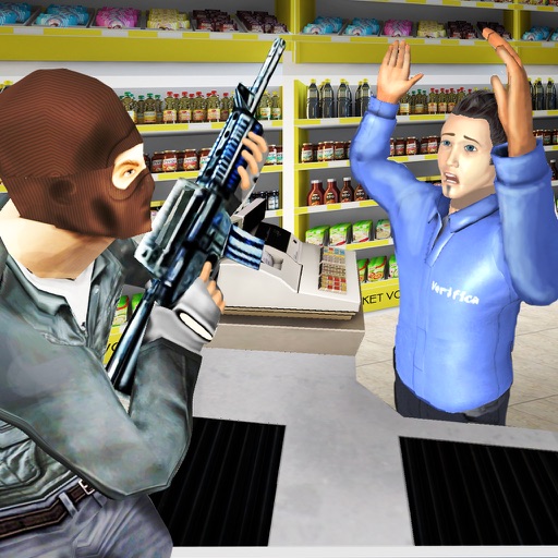 Super Market Gangster Vs Police Sniper Mission 3D icon