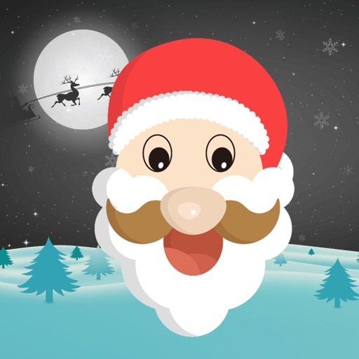 Christmas Santa Sticker - Holiday Gif for iMessage