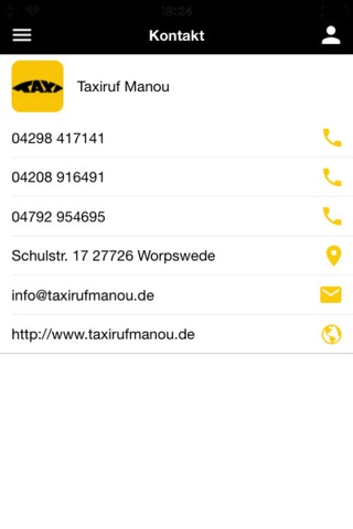 Taxiruf Manou screenshot 4