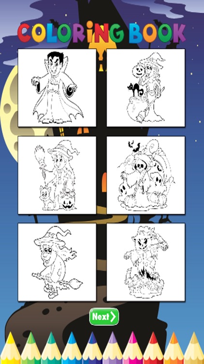 Halloween Coloring Book - Activities for Kids