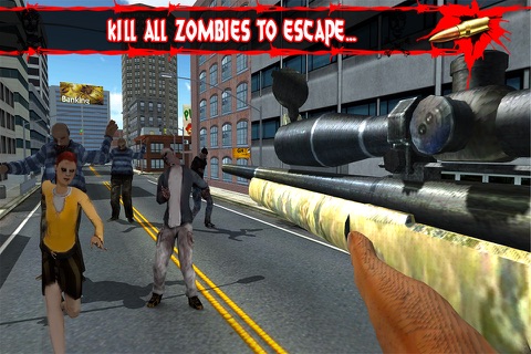 3D Zombie Sniper Shooting - A first person shooter zombie survival game screenshot 2