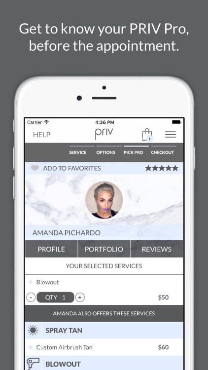 PRIV - Salon delivered to you