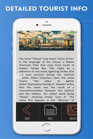 Tampa Travel Guide with Offline City Street Map screenshot 3