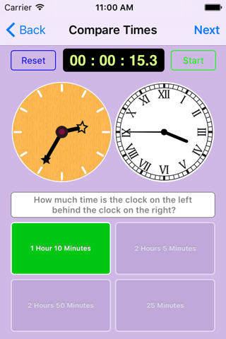 Clock Maths screenshot 3