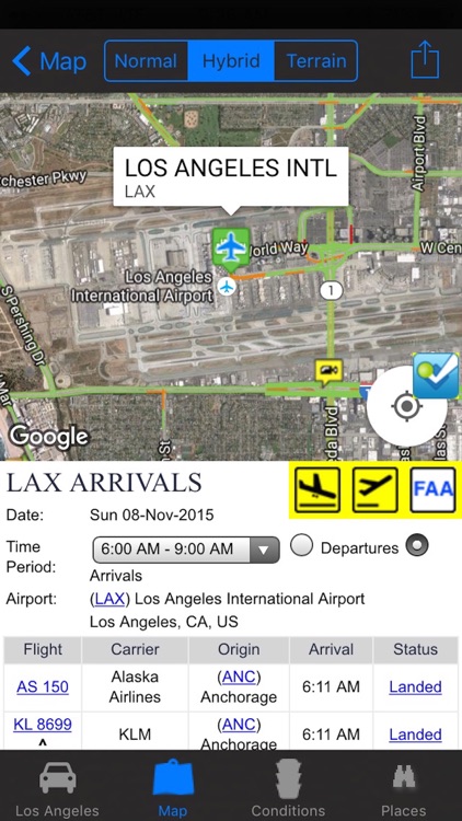 Los Angeles Traffic Cameras/Travel/Live Bus and Rail/NOAA All-In-1