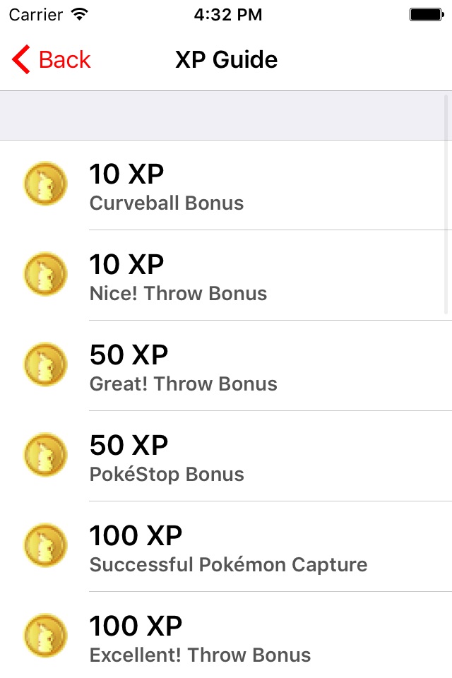 PokéTrainer GO! - XP, Leveling screenshot 2