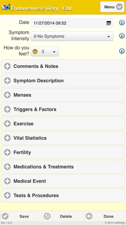 Endometriosis Diary