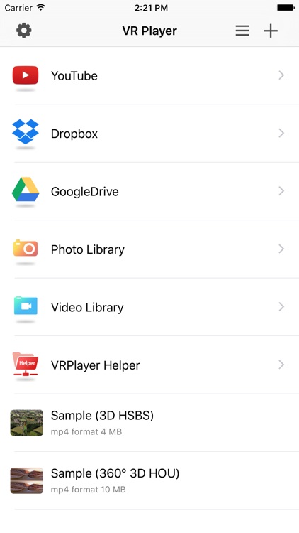VRPlayer : 2D 3D 360° Video