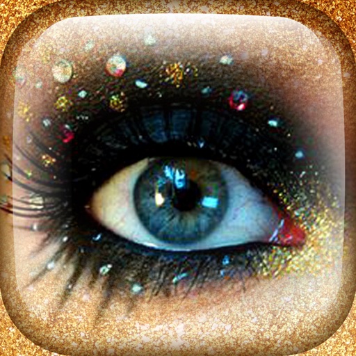 Trendy Eye Jewel & Strass Makeup - Picture Frame.s iOS App