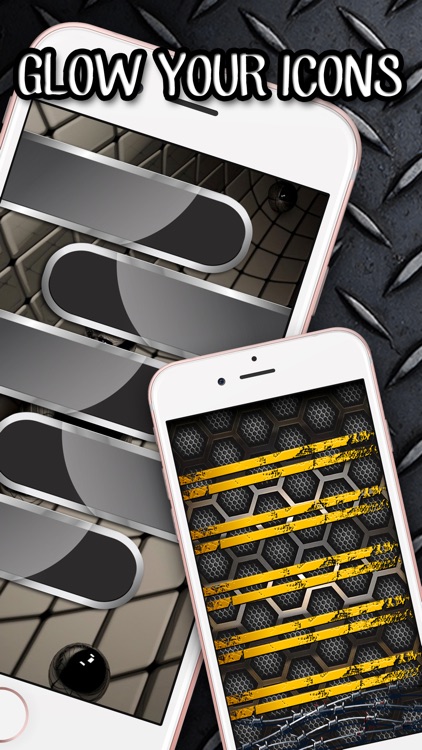 Shelf Home Screen Designer Wallpapers for Metallic