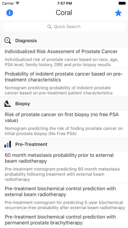 CORAL: Prostate Cancer Risk and Survival