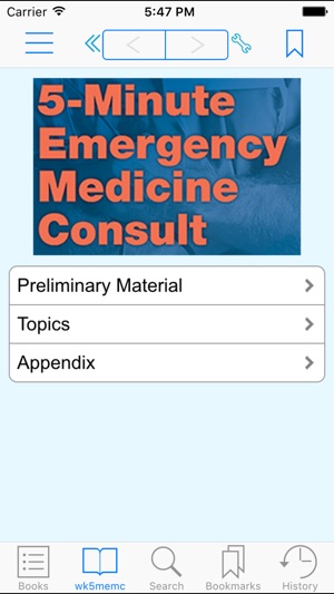 Rosen &Barkin's 5-Minute Emergency Medicine Consult Standard(圖1)-速報App