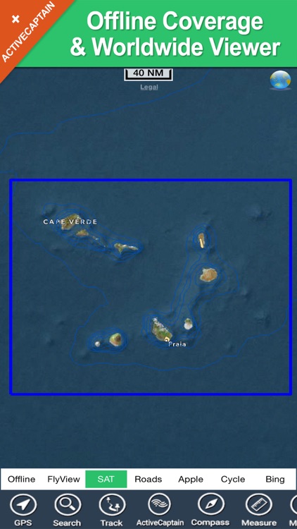 Cape Verde Islands charts GPS map Navigator screenshot-4