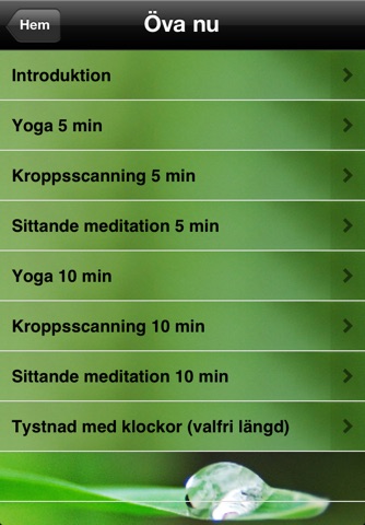 Dagliga droppar mindfulness screenshot 2