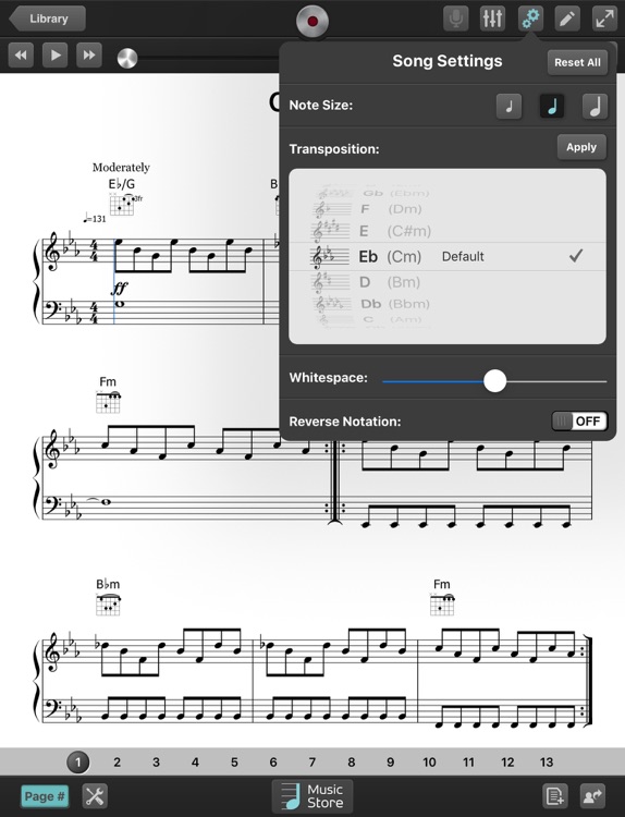 Sheet Music Direct PlayAlong