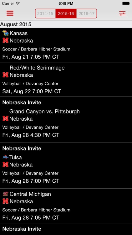 Official Nebraska Huskers screenshot-3
