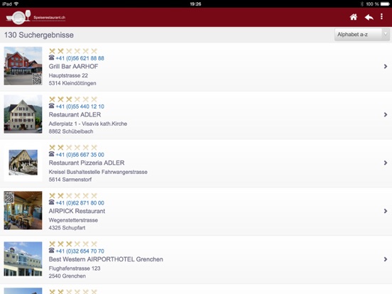 Restaurant Finder CH screenshot 4