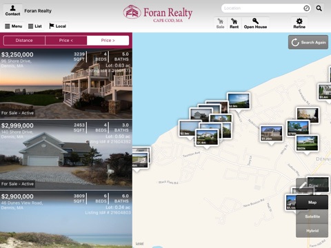 Cape Cod Properties for iPad screenshot 2