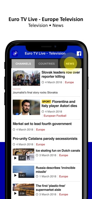 Euro TV Live - Television(圖2)-速報App