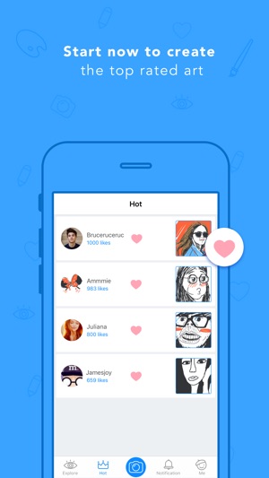 FunFace - Take a selfie , let’s draw it！(圖4)-速報App