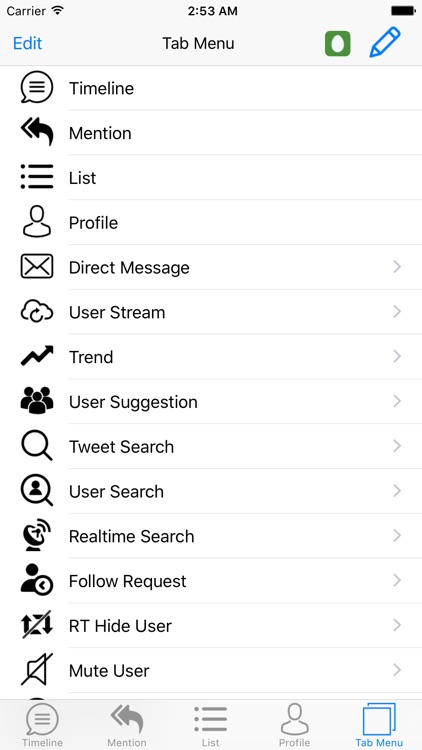 Twitab for Twitter - Simple and multi-functional app